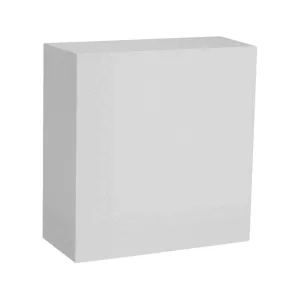 Serviettes 25x25 2c 1/4 gris satin C65